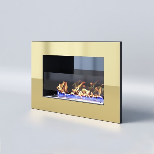 Биокамин "Русский огонь" Барокко 650V встраиваемый с декоративным стеклом (стемалитом)