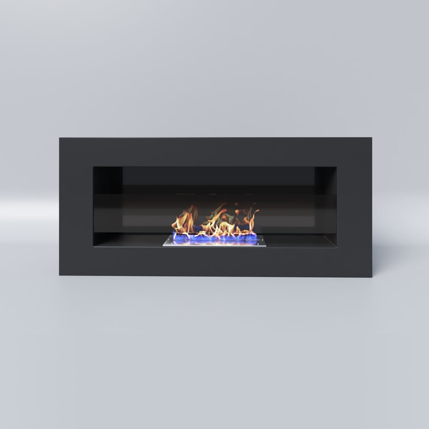 Биокамин "Русский огонь" Лайт 900N настенный с защитным и декоративным стеклом по цене 29 050 руб.