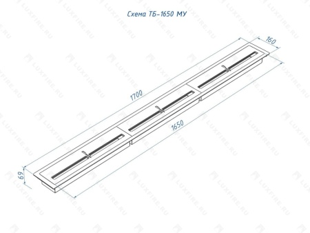 Топливный блок Lux Fire 1650 МУ Топливный блок Lux Fire 1650 МУ по цене 115 301 руб.