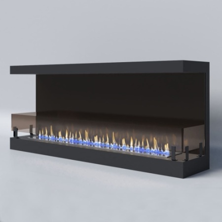 Биокамин "Русский огонь" Честер Фронт 1500 с защитным стеклом по цене 54 400 руб.