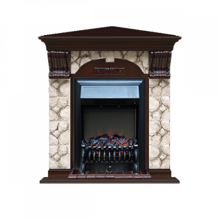 Арочный Карелия угловой (дуб)+Fobos Black