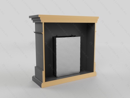 Биокамин Lux Fire с порталом Орел 24, графит по цене 105 907 руб.