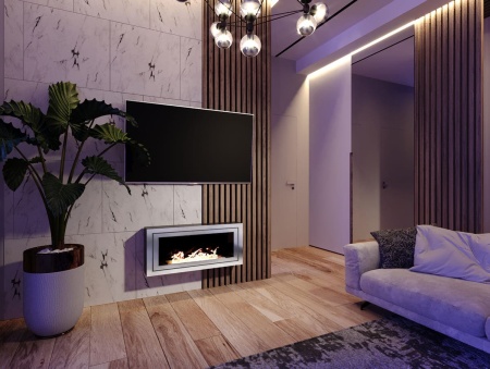 Биокамин "Русский огонь" Стенли 900N настенный по цене 35 800 руб.