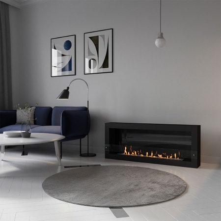 Биокамин SteelHeat WALL ONE 1400 черный, стемалит Биокамин SteelHeat WALL ONE 1400 черный, стемалит по цене 70 980 руб.