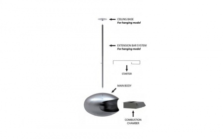 Подвесной биокамин Cocoon Aeris Stainless Steel Подвесной биокамин Cocoon Aeris Stainless Steel по цене 202 800 руб.
